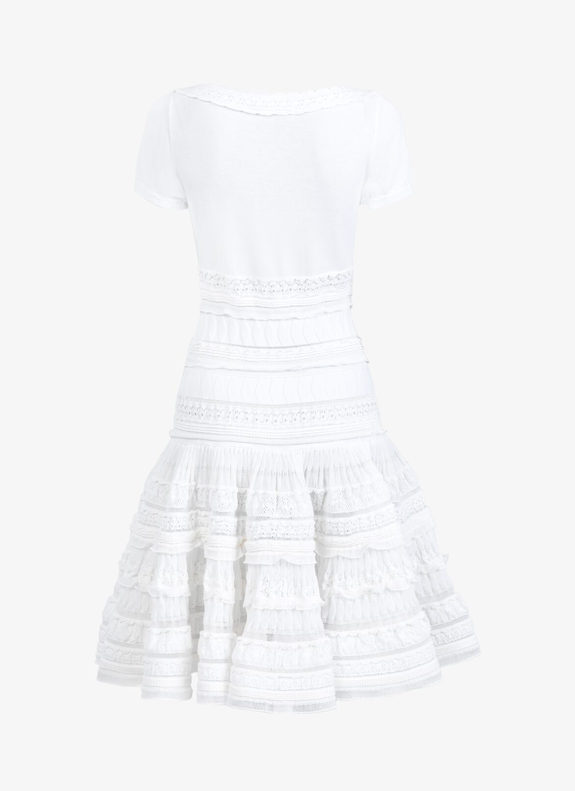 Alaïa Edition 2007 Flared dress in cotton crinoline ALAÏA WHITE ALAÏA EDITION 2007 FLARED DRESS IN COTTON CRINOLINE
